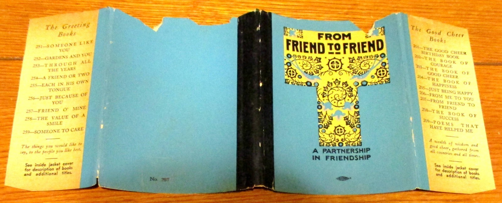 1916 From Friend To Friend H/C D/J 58 Pages NICE!!!!