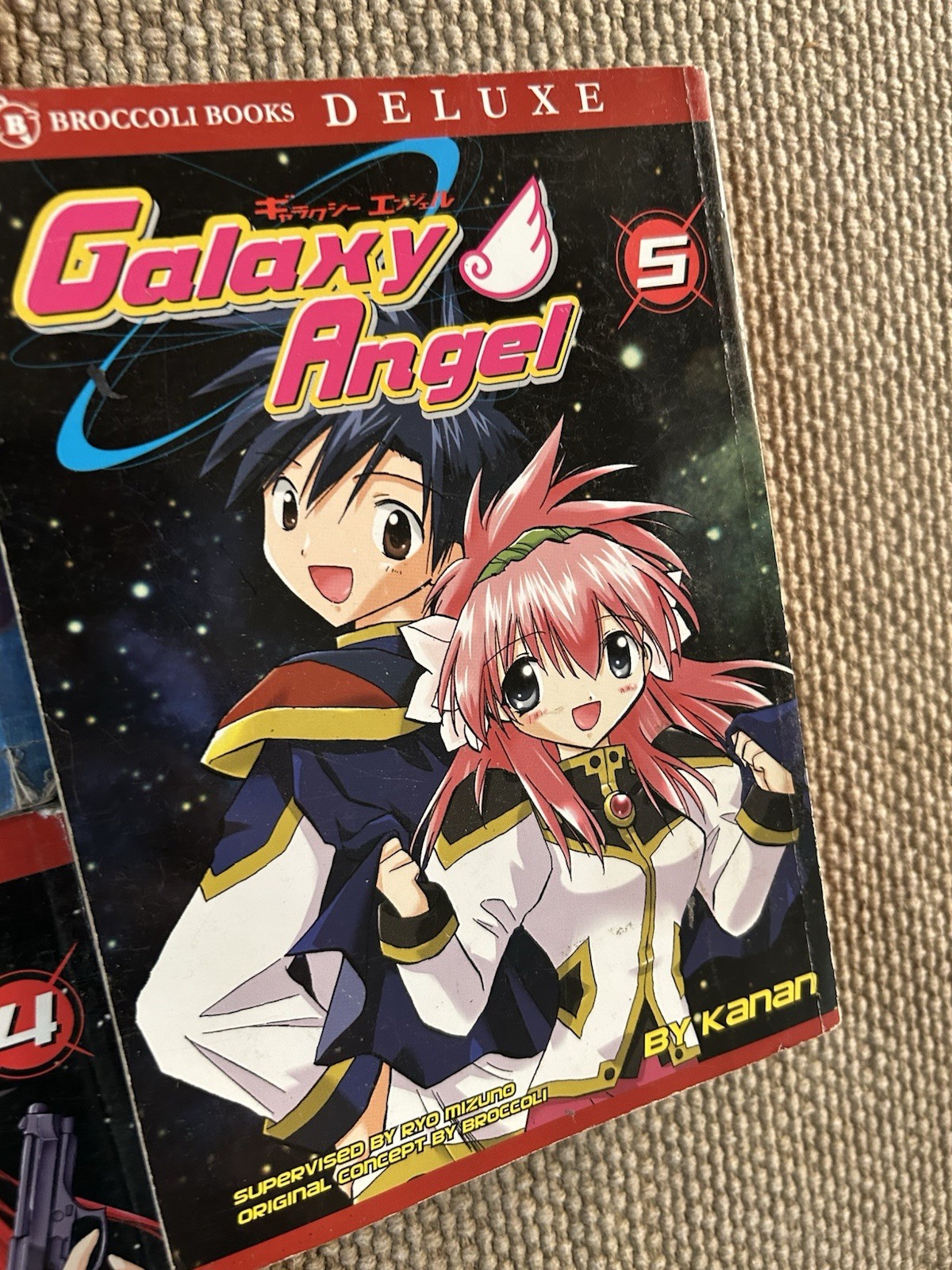 Galaxy Angel Manga – COMPLETE Set Volumes #1–5 | English | 2004 | OOP