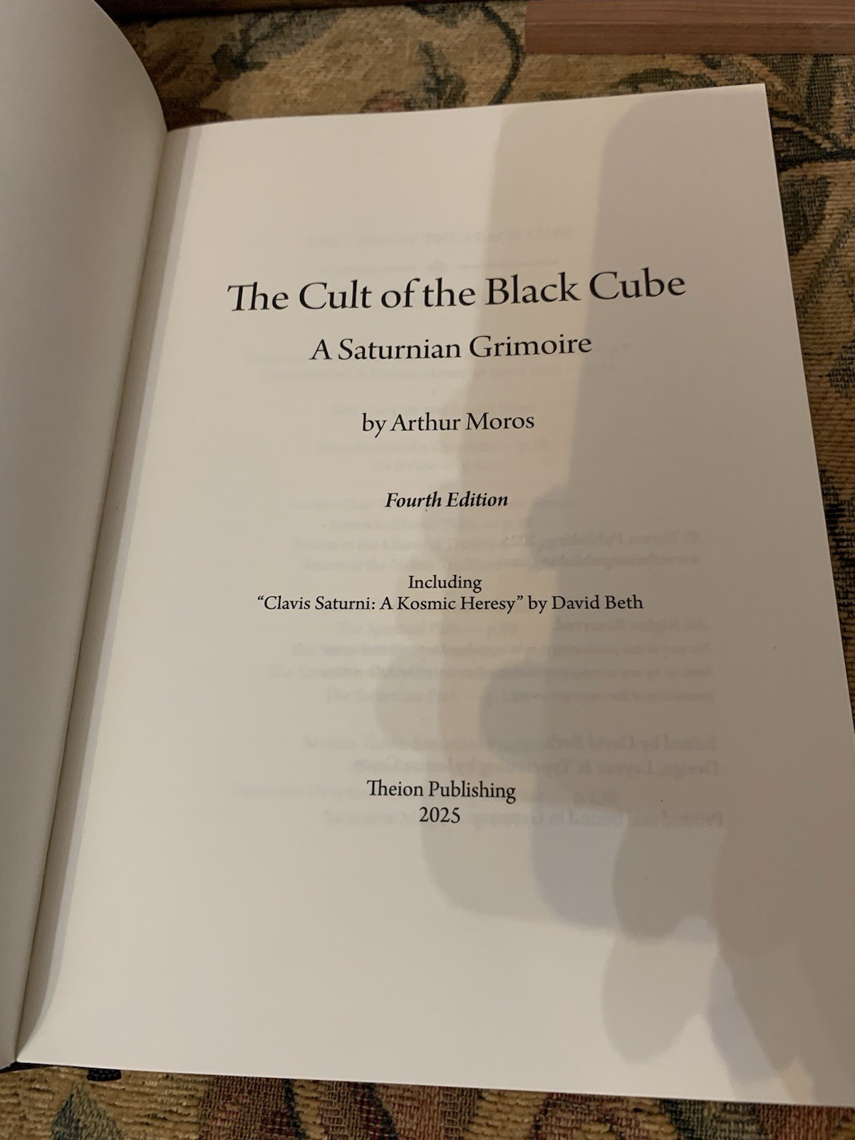 NEW The Cult Of The Black Cube: A SATURN Grimoire BOOK RITUALS 4th Edition RARE