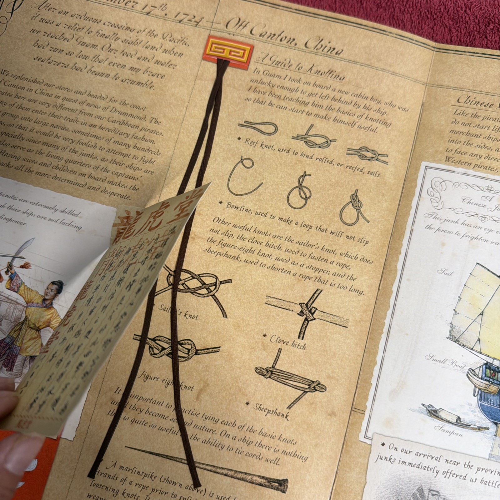 Vintage Pirateology A Pirate Hunter’s Companion Interactive Book Treasure Map