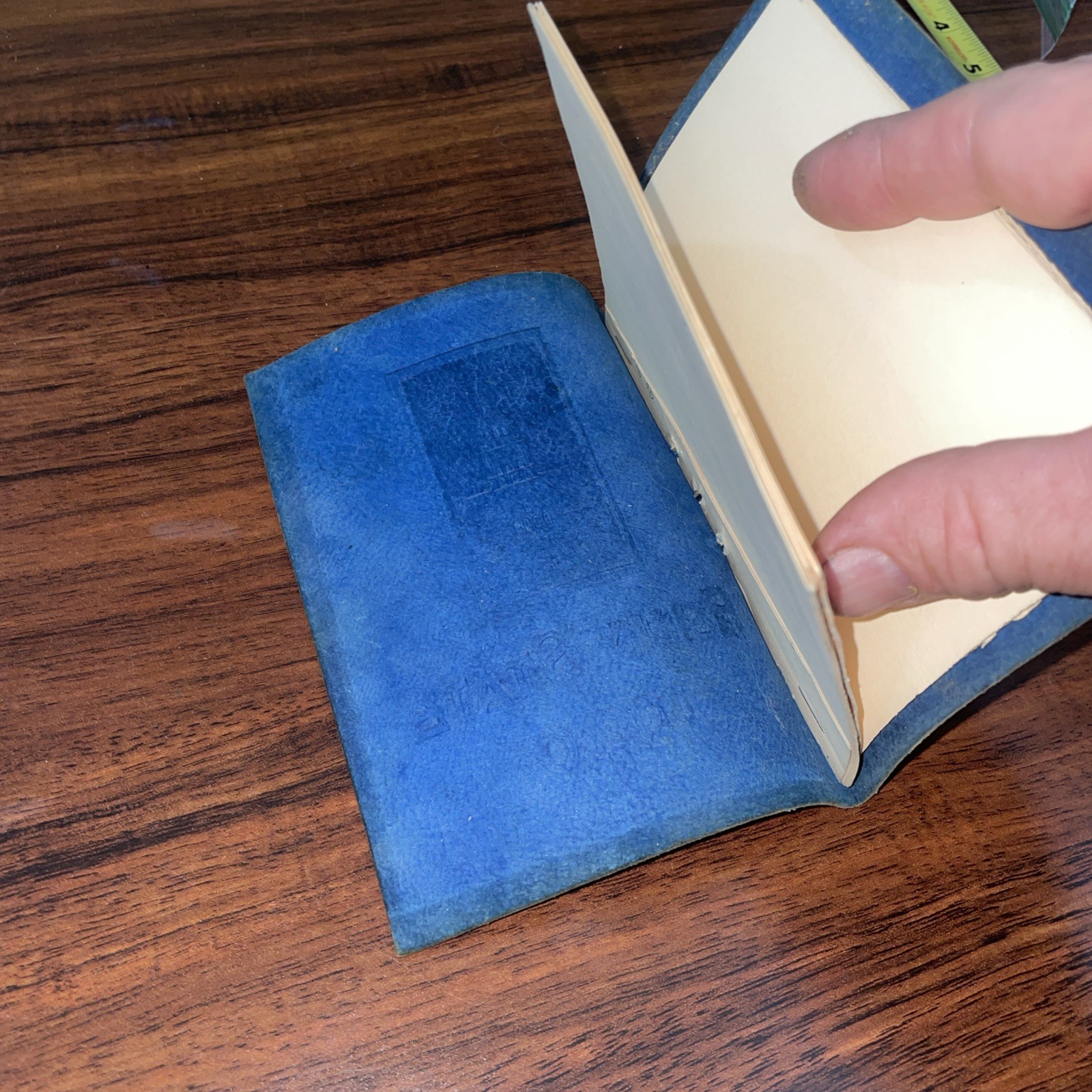 1930 Penn State Leather Book 6” X 4” Hand Made Vintage 30ish Pages