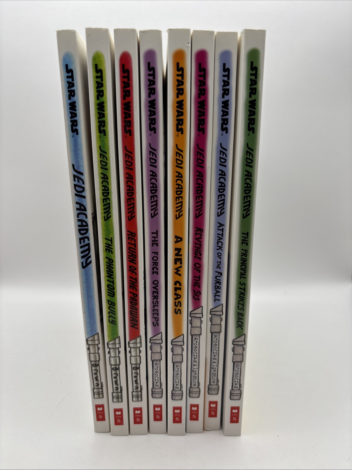 Jedi Academy: Star Wars, Lot of 8 Jarrett Krosoczka Good Condition