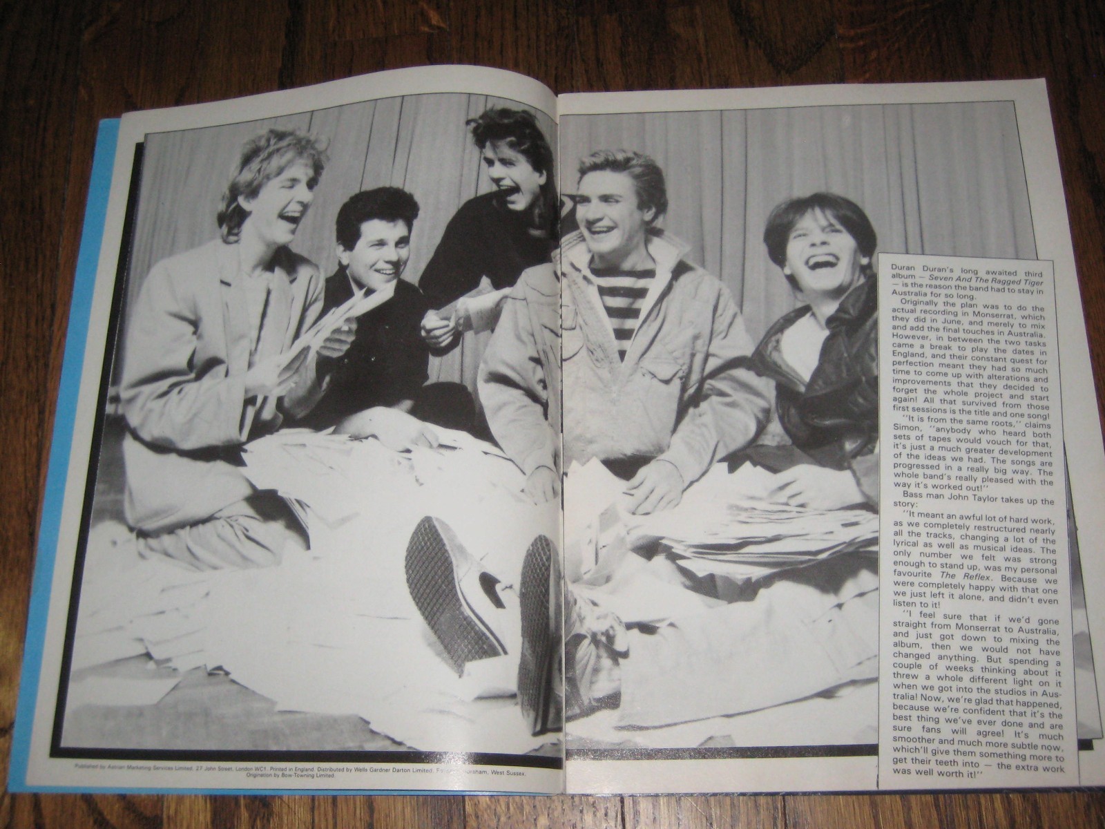 Major Music No. 2 Magazine Duran Duran Simon LeBon Roger Taylor Nick Rhodes
