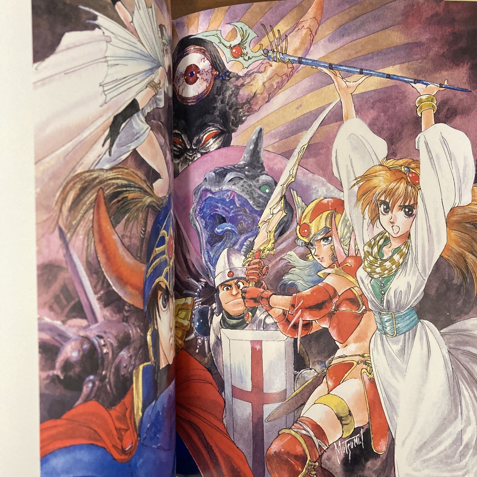 DRAGON QUEST Mutsumi Inomata Art Book Illustration