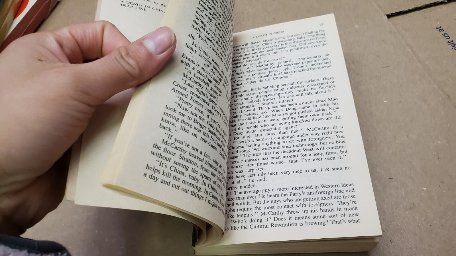 Death In China By William D. Montalbano/Carl Hiaasen Pinnacle 1985 Paperback