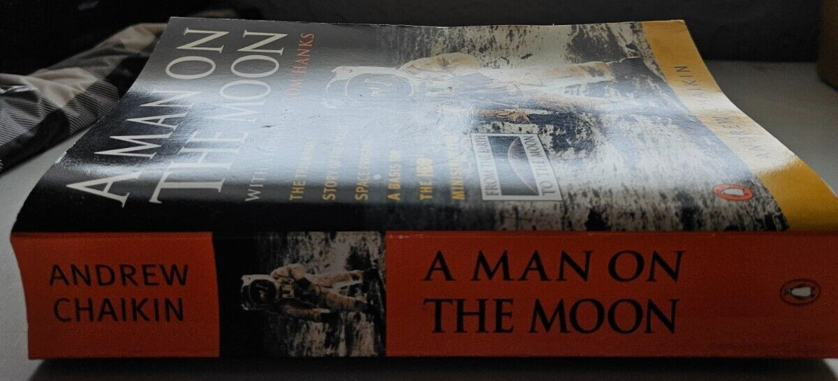 “A Man On The Moon” by Andrew Chaikin/Foreword by Tom Hanks Book/ 670 Pages