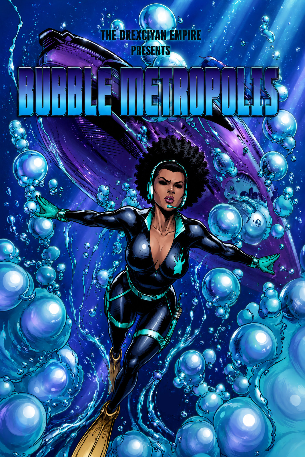 The Drexciyan Compendium Book Two – Illustrated Afrofuturist Novel – Available!