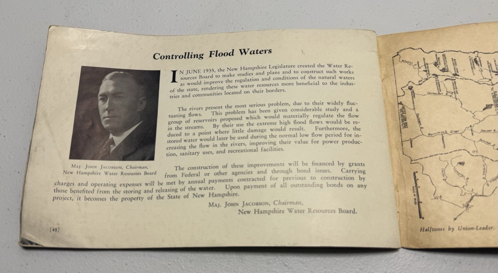 Flood Waters New Hampshire, 1936 Book Of Pictures From The Flood Of 1936