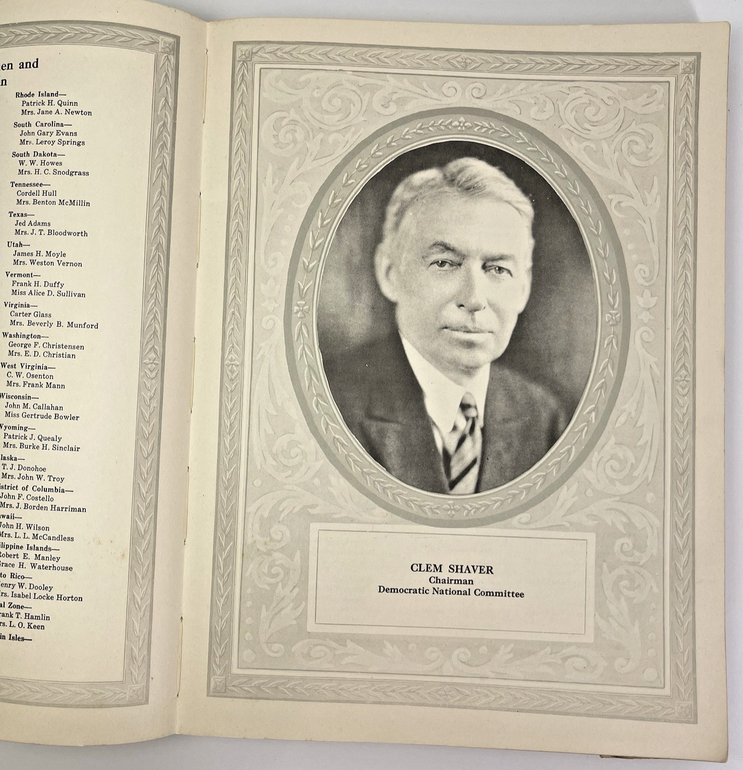 1928 Democratic National Convention Official Souvenir Program Extremely Rare!