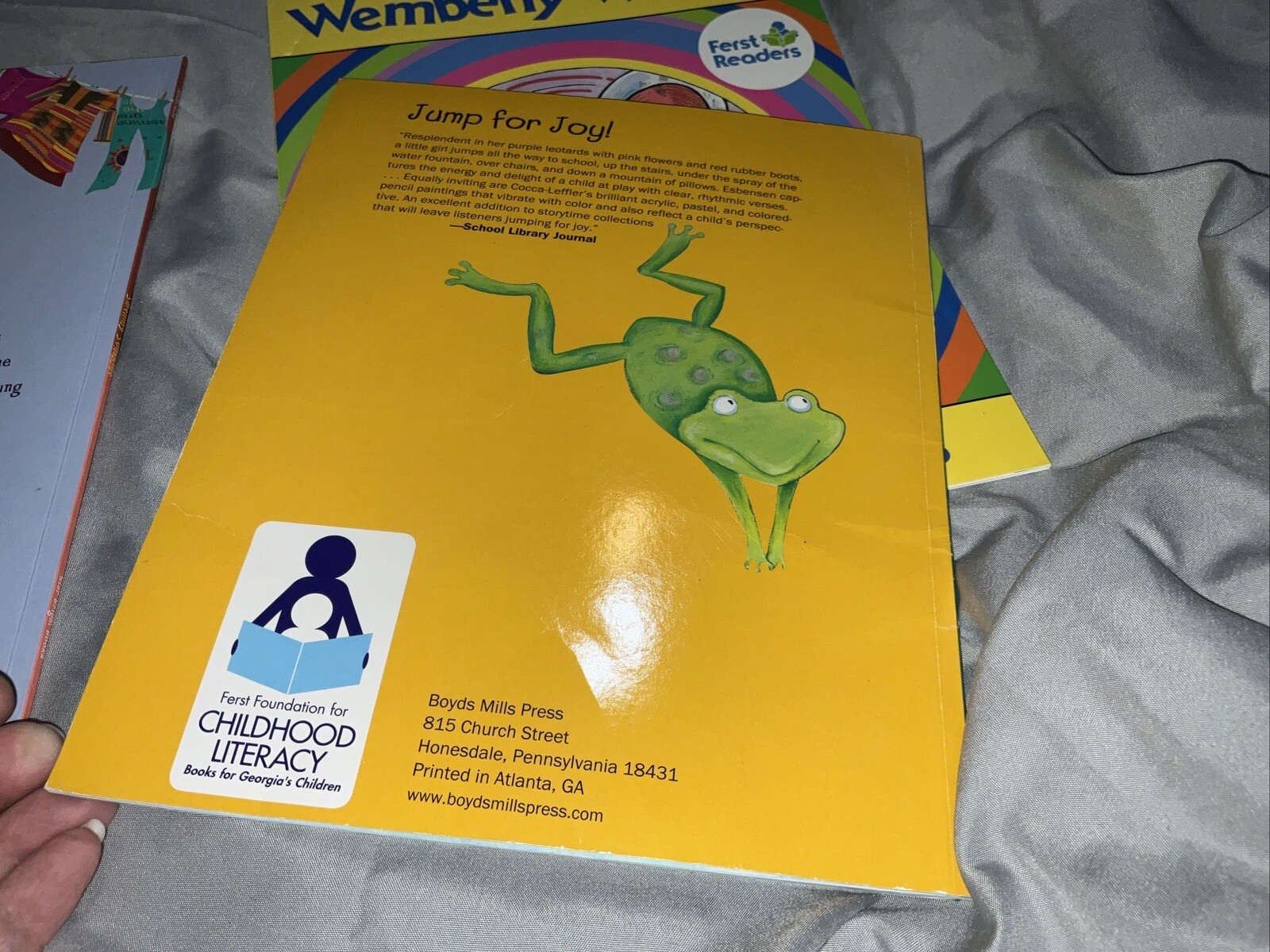 Jumping Day 2000, Smelling Sunshine 2003, Wemberly Worried 2000