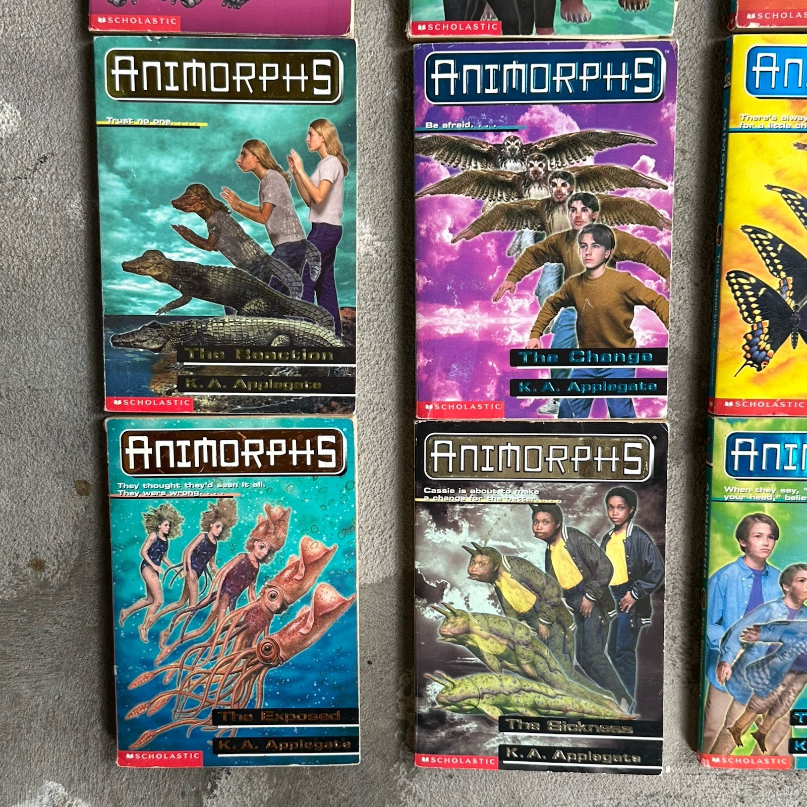 Animorphs Series Books Lot of 16 K.A. Applegate 90s Scholastic Paperback