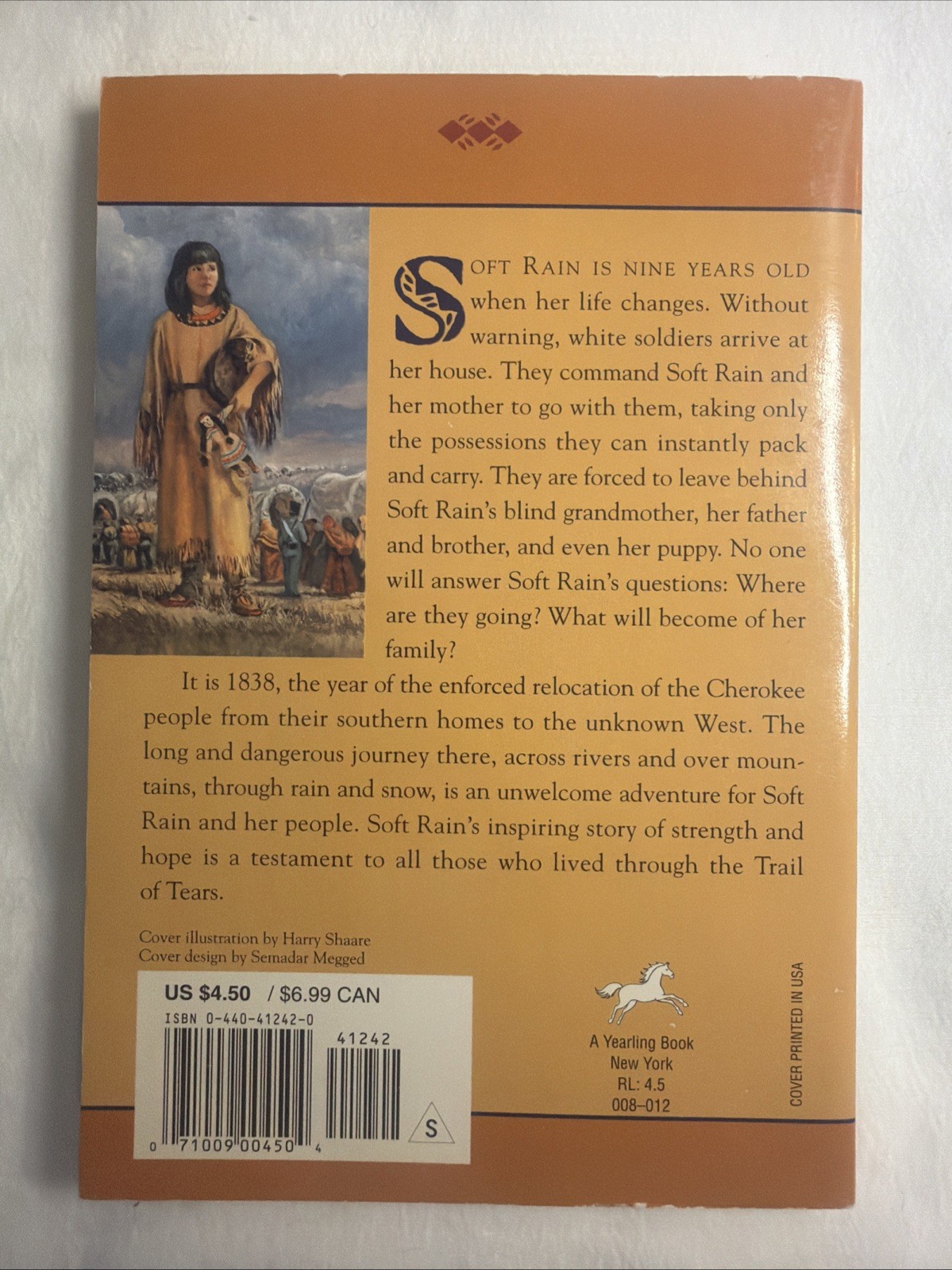 Soft Rain : A Story of the Cherokee Trail of Tears by Cornelia Cornelissen…