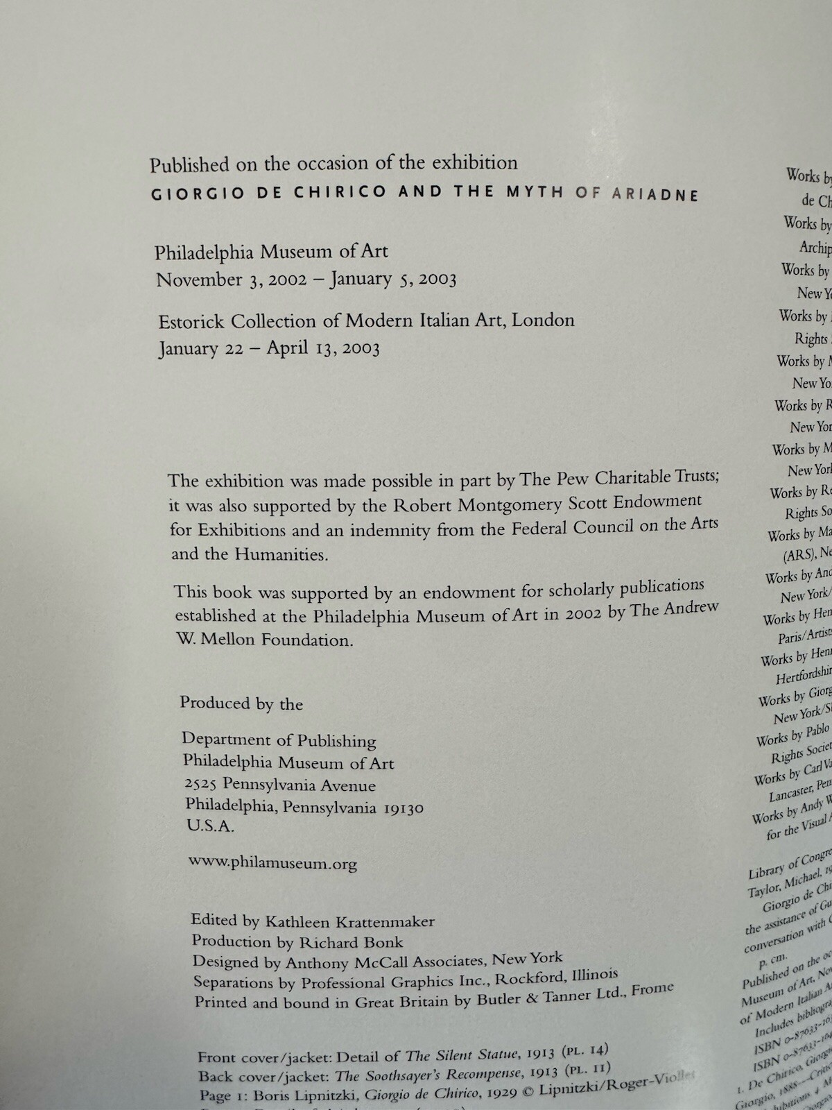 Giorgio de Chirico and the Myth of Ariadne – Softcover (2002) By Michael Taylor