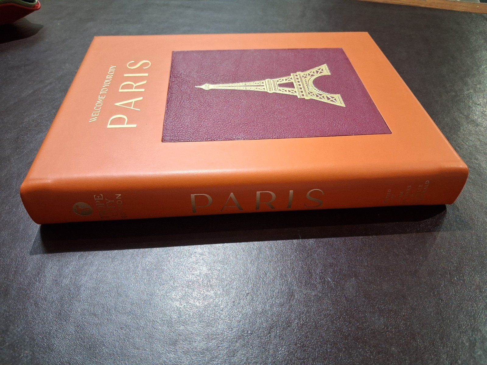 Trope PARIS Scott Yanzy Photography Leather Bound Hard Cover $195 Coffee Table