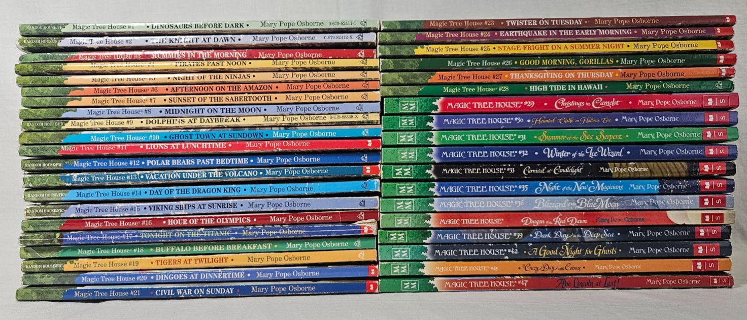 Magic Tree House by Mary Pope Osborne Paperbacks x39 book lot 1-22 23-33 35-37