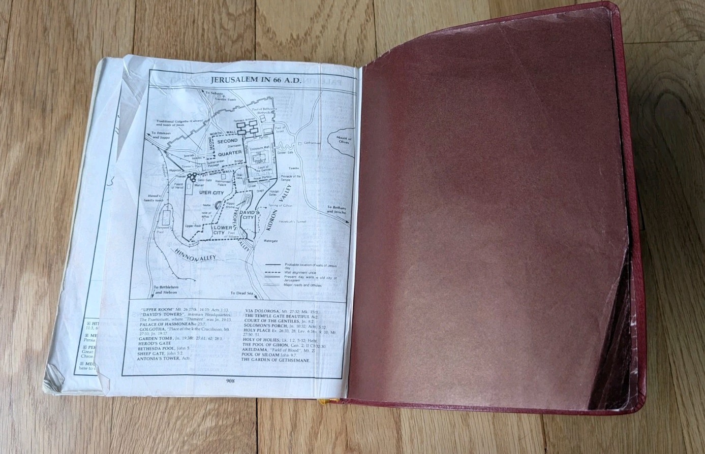 Word of God King James Bible Large Print Red Letter Special Margin Ed KJV 2001