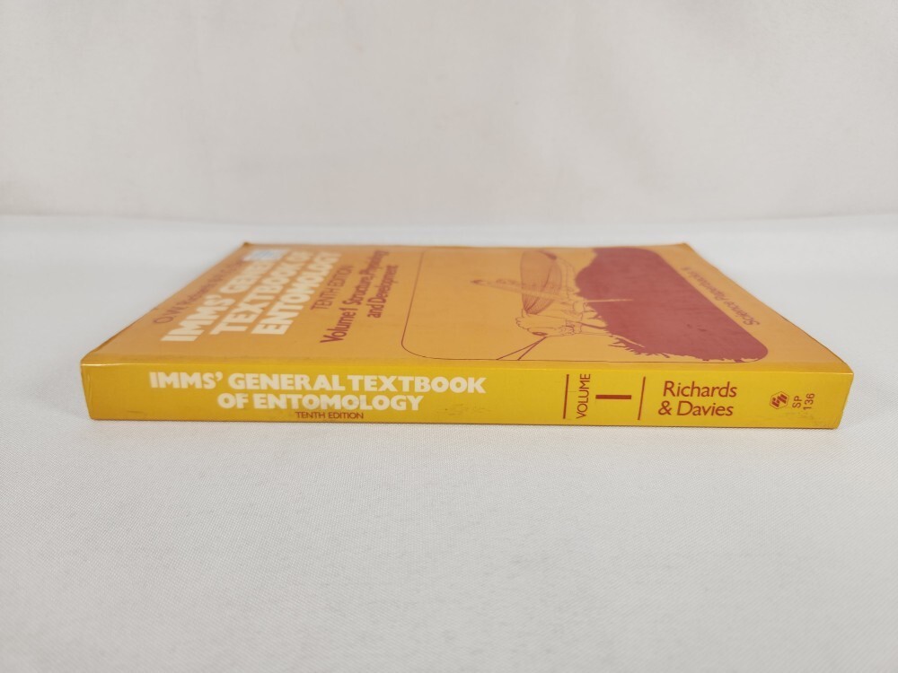 IMMS’ General Textbook Of Entomology 10th Ed: Volume 1 Structure, Physiology and