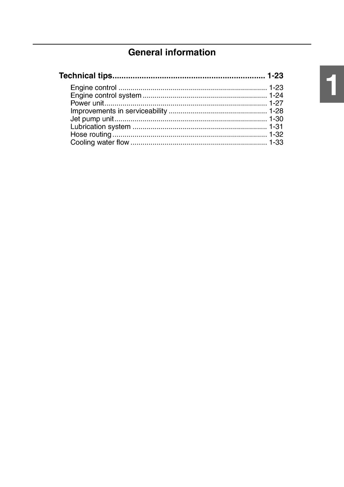 YAMAHA WaveRunner VX1050C F4G Deluxe VX1050B Cruiser Limited Service Manual Manu