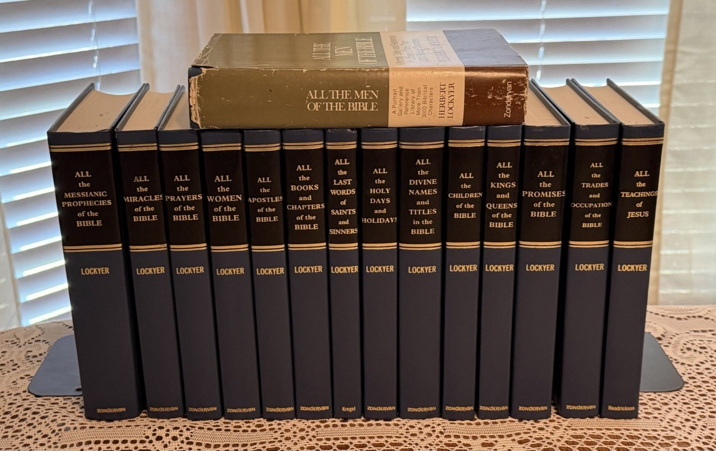 Herbert Lockyer “ALL the ….” Bible Book Series Set 15 Volume Lot HC Zondervan