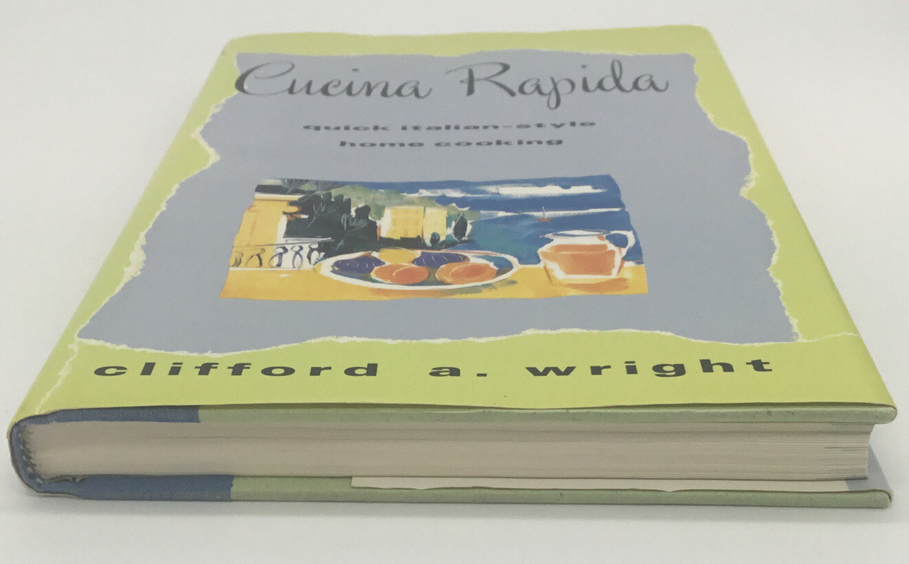 Vintage 1994 Cucina Rapida Italian-Style Cookbook Recipes Cookbook Rare! Signed!