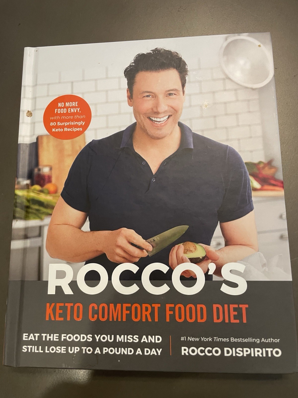 Rocco’s Keto Comfort Food Diet Cookbook Hard Cover Pristine Condition 2021