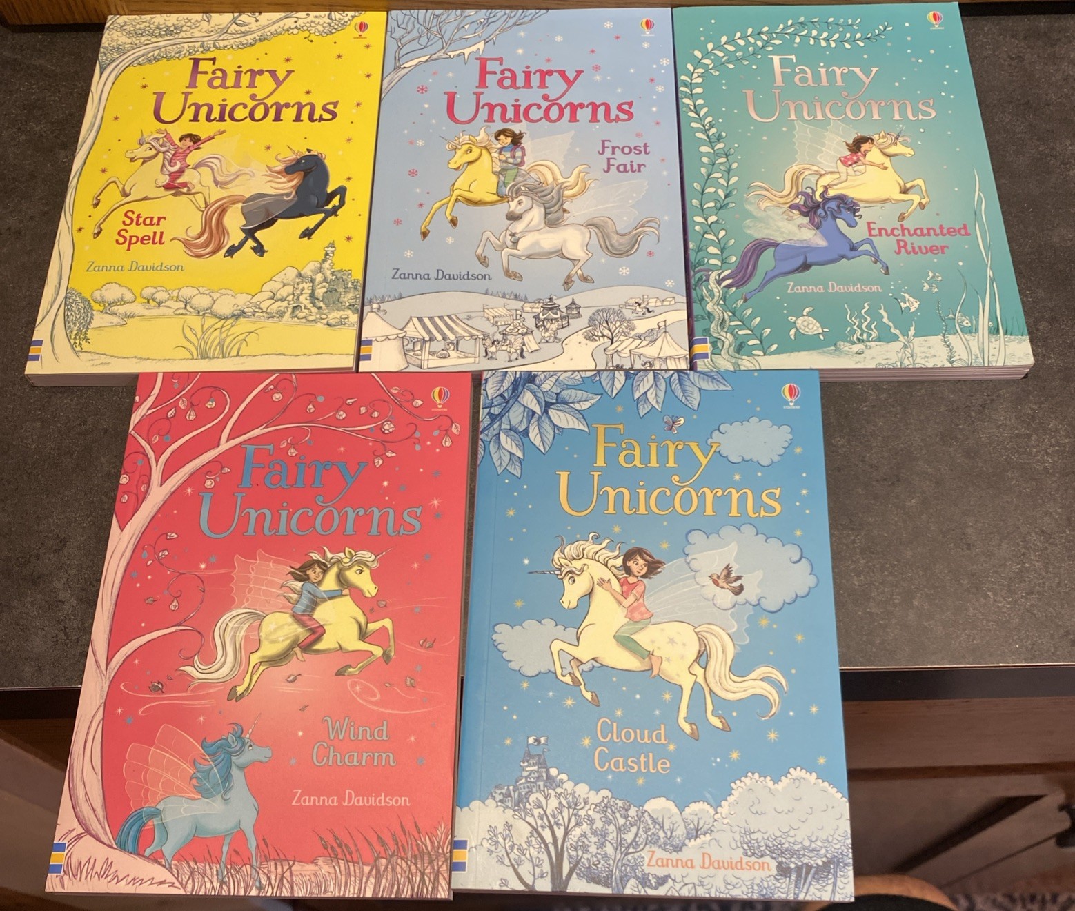 Fairy Unicorns Book Series Set of 5 Paperbacks by Zanna Davidson – MINT