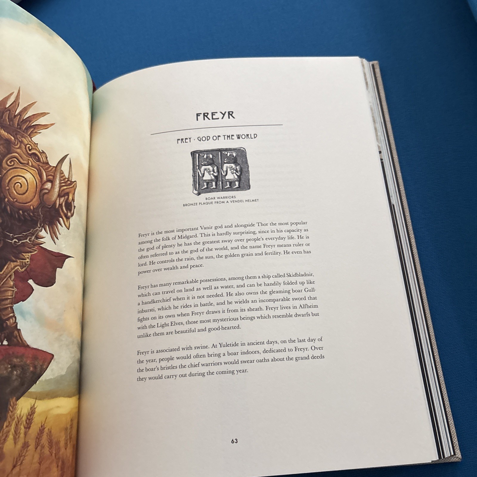B. Wahlströms Norse Gods Hardcover Illustrated Book by Johan Egerkrans