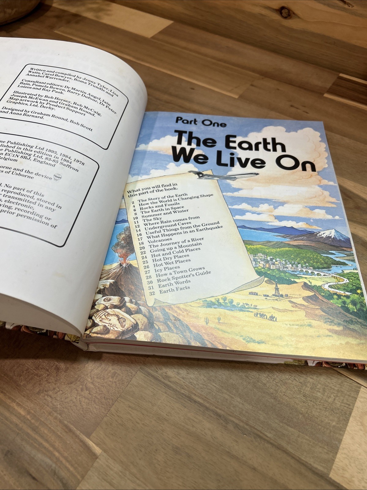 Usborne book of World Geography by Jenny Tyler (Hardcover) 1997 edition