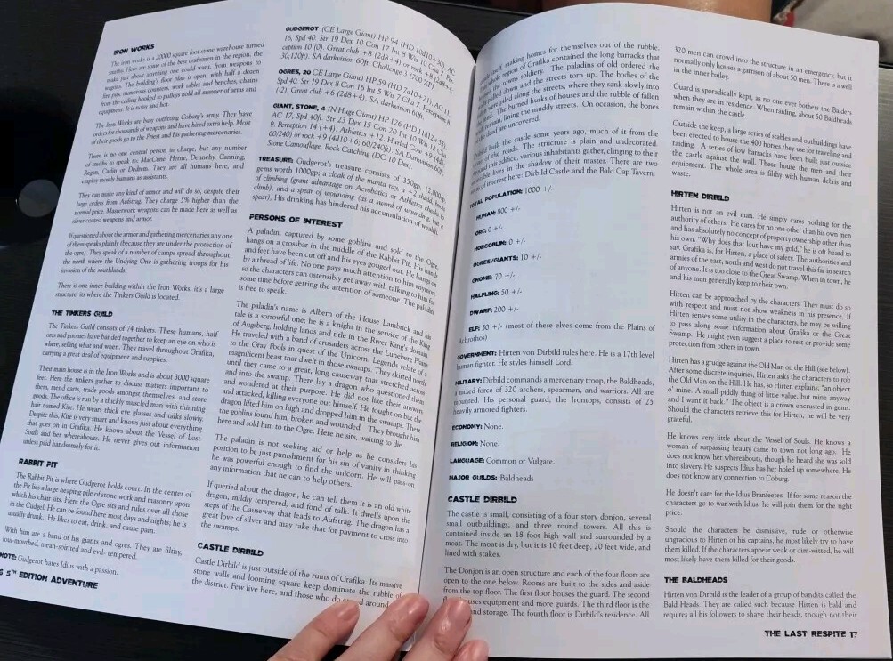 5th Edition Adventure The Last Respite
