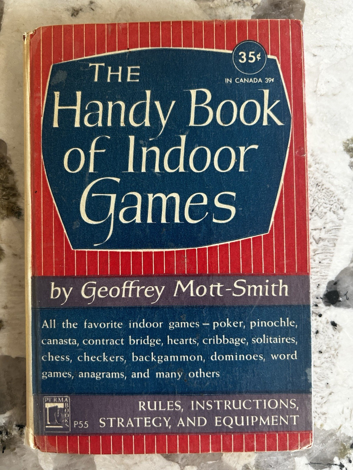 The Handy Book Of Indoor Games By Geoffrey Mott-Smith 1949 Permabooks