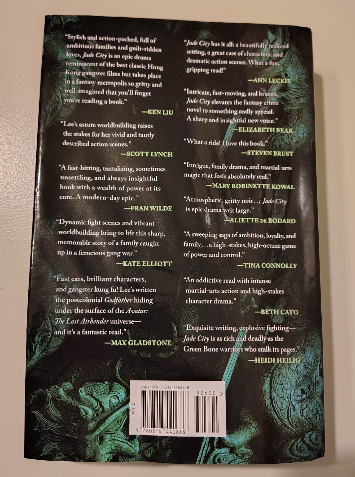 Jade City – Fonda Lee (Hardcover) True First Edition/Print, 1st/1st, $26.00, GD