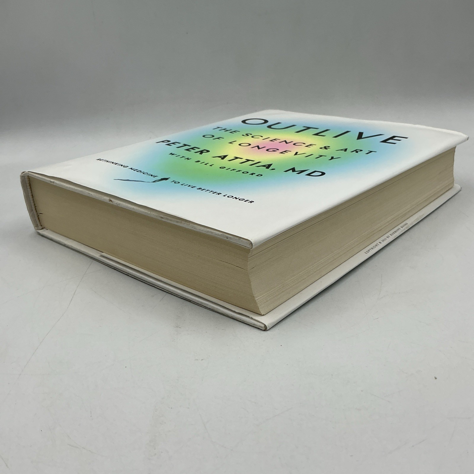 Outlive : The Science and Art of Longevity by Peter Attia (2023, Hardcover)- VG