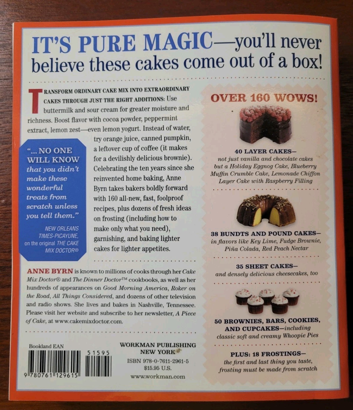 Cake Mix Doctor Returns! With 160 All-New Recipes by Anne Byrn 2009, 502 Pages