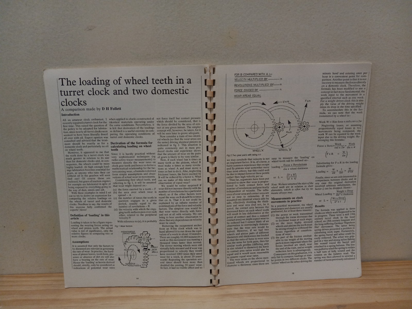 The Clock Workshop Vol. 1 – A Timepiece Reproduction – PB – Good