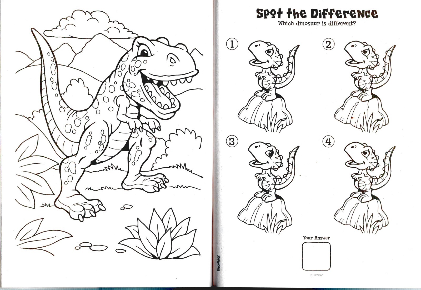 Dino Crash – Coloring & Activity Book