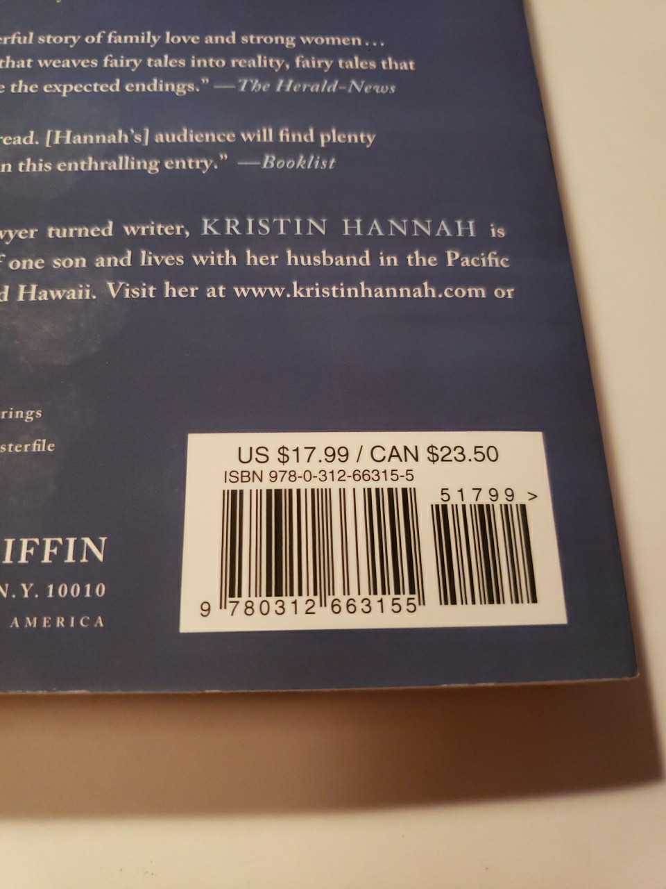 Winter Garden : A Novel by Kristin Hannah (2011, Trade Paperback)