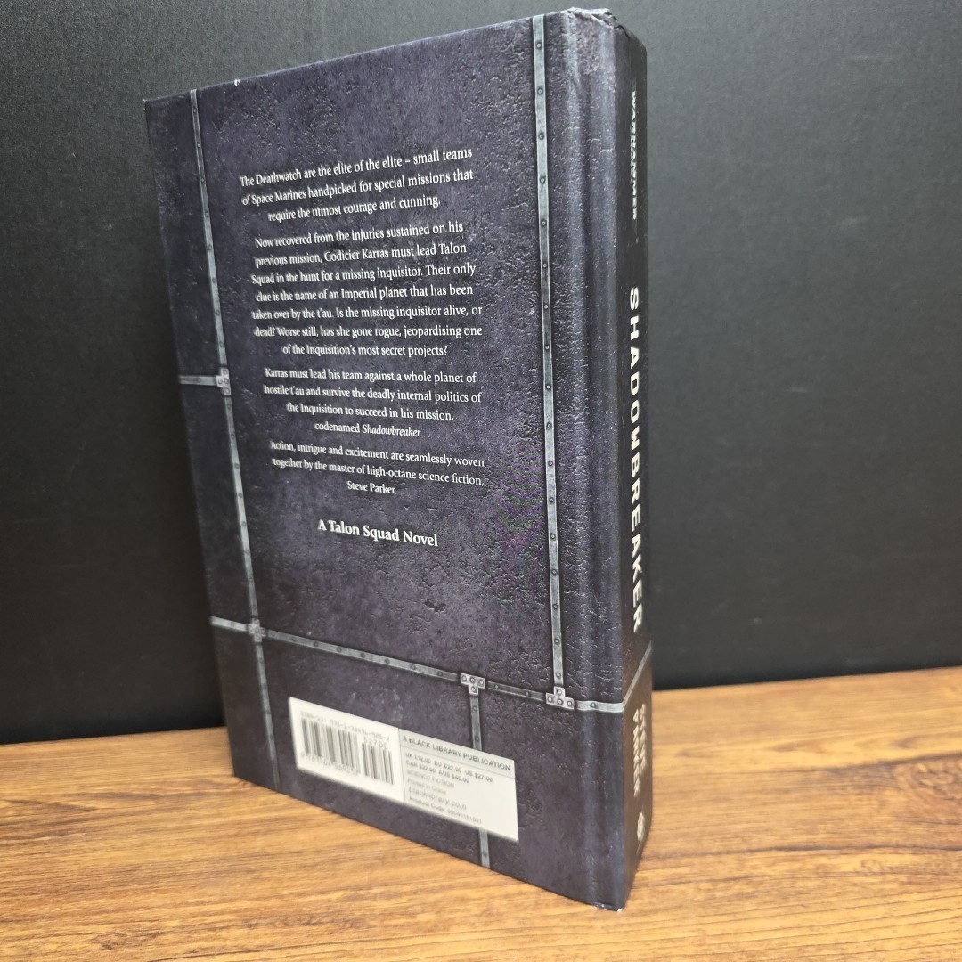 Warhammer 40K: Deathwatch Shadowbreaker by Steve Parker ~ Hardcover