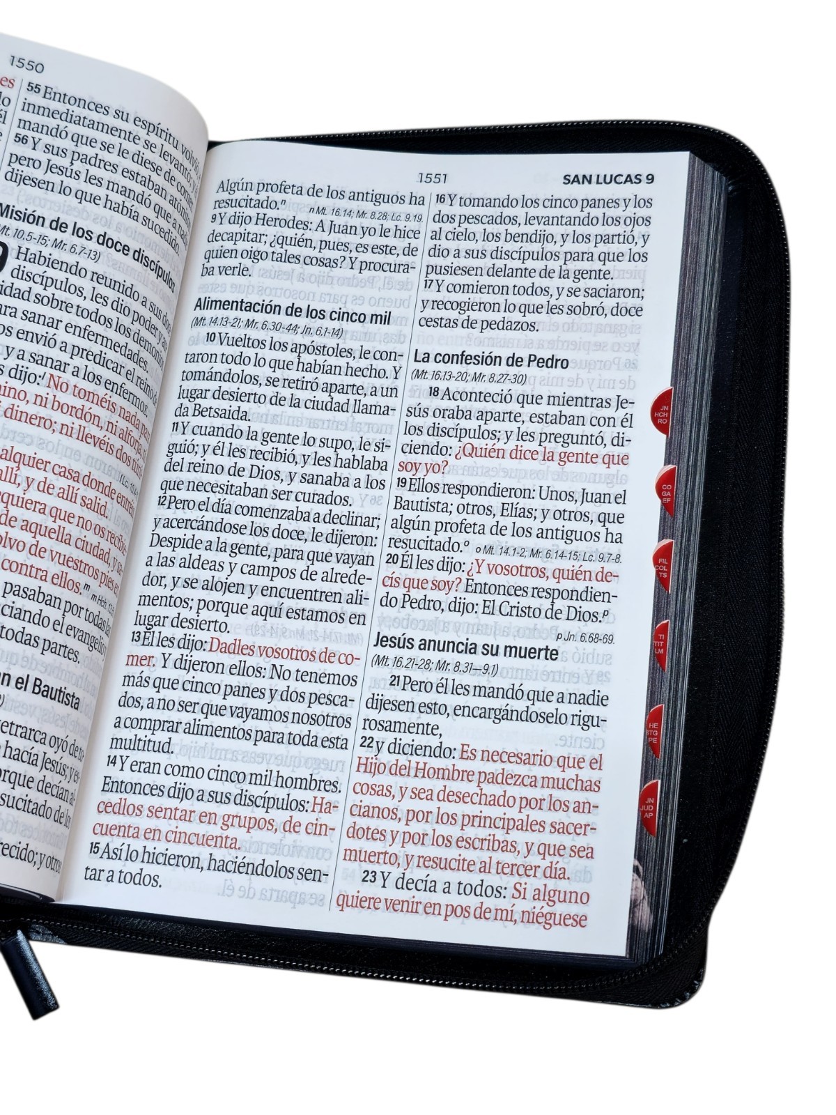 Biblia Letra Súper Gigante 19 punto RV1960 negro león De La Tribu Juda Cierre