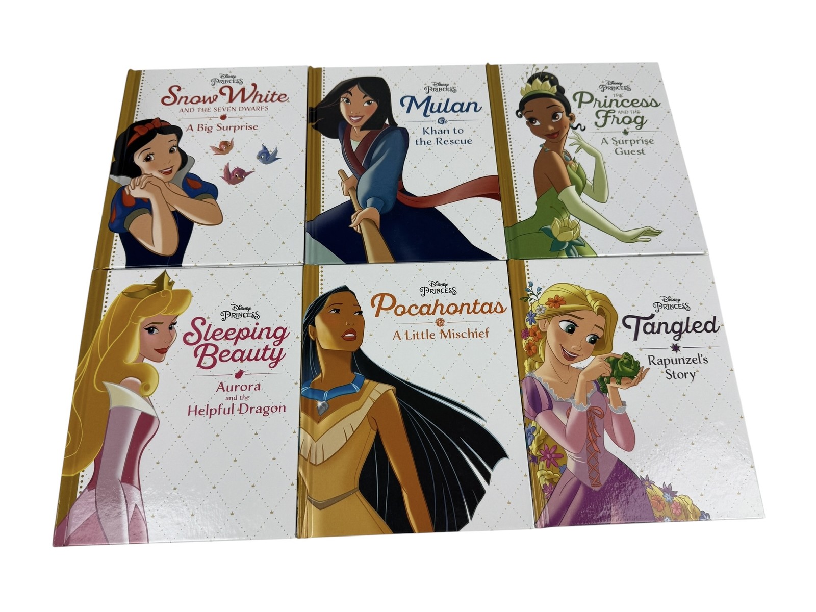 Disney Princess 5-Minute Stories Book Set 12-Book Collection Box Set Hardcover