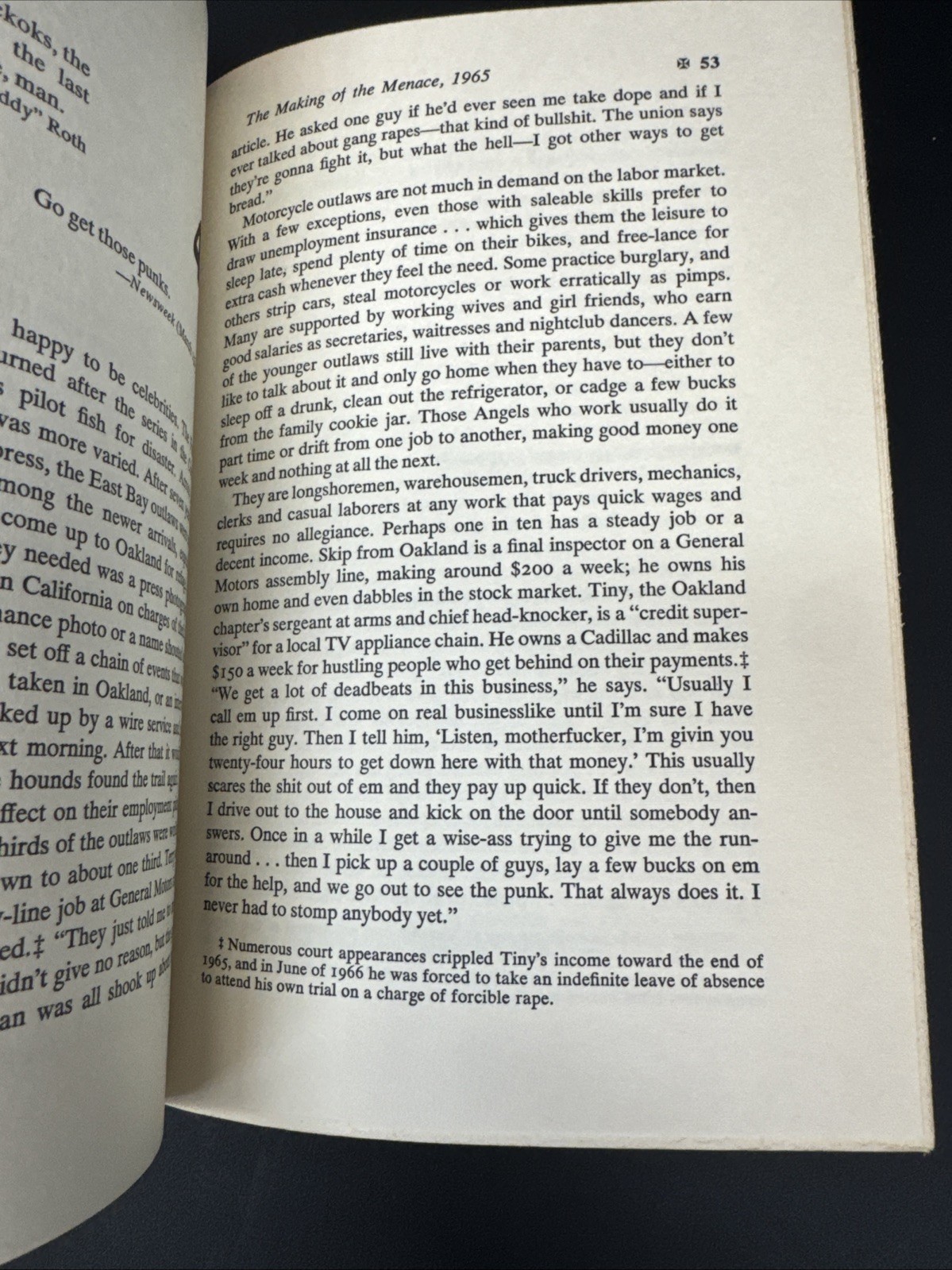 Hell’s Angels A Strange And Terrible Saga By Hunter S. Thompson (1966,1967)