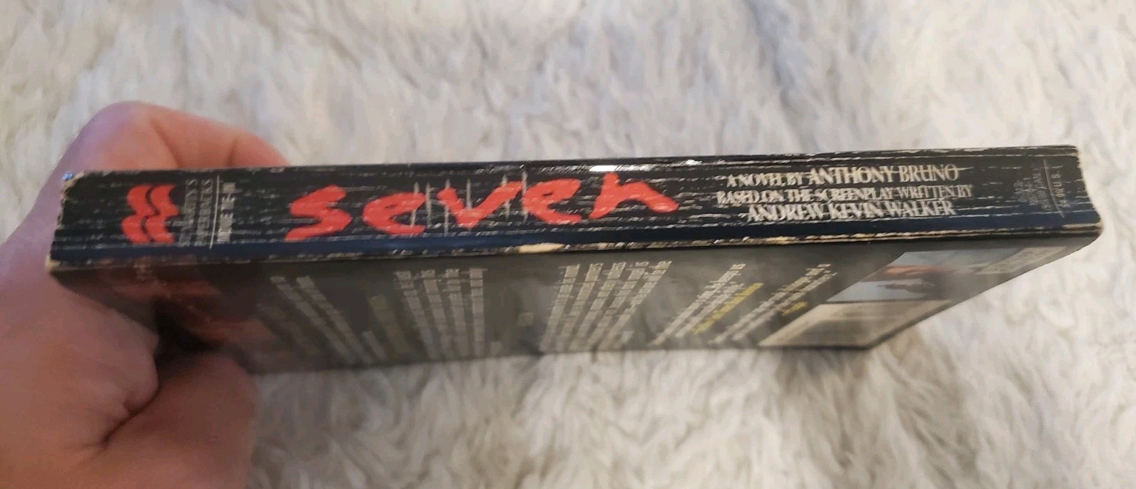 SEVEN Paperback Book 1995 Media Tie-In FIRST EDITION Anthony Bruno GOOD