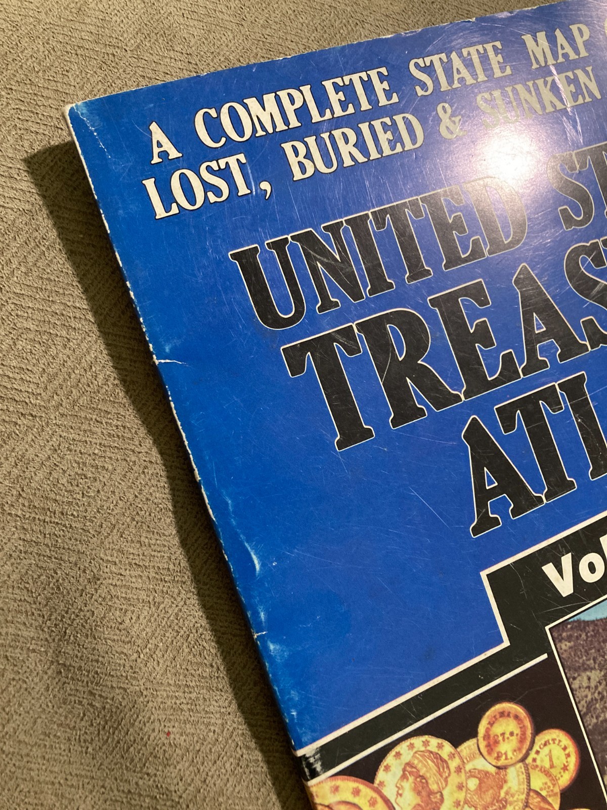 US Treasure Atlas Vol 7 NM, NY, NC, ND, OH by Thomas Terry – Worn