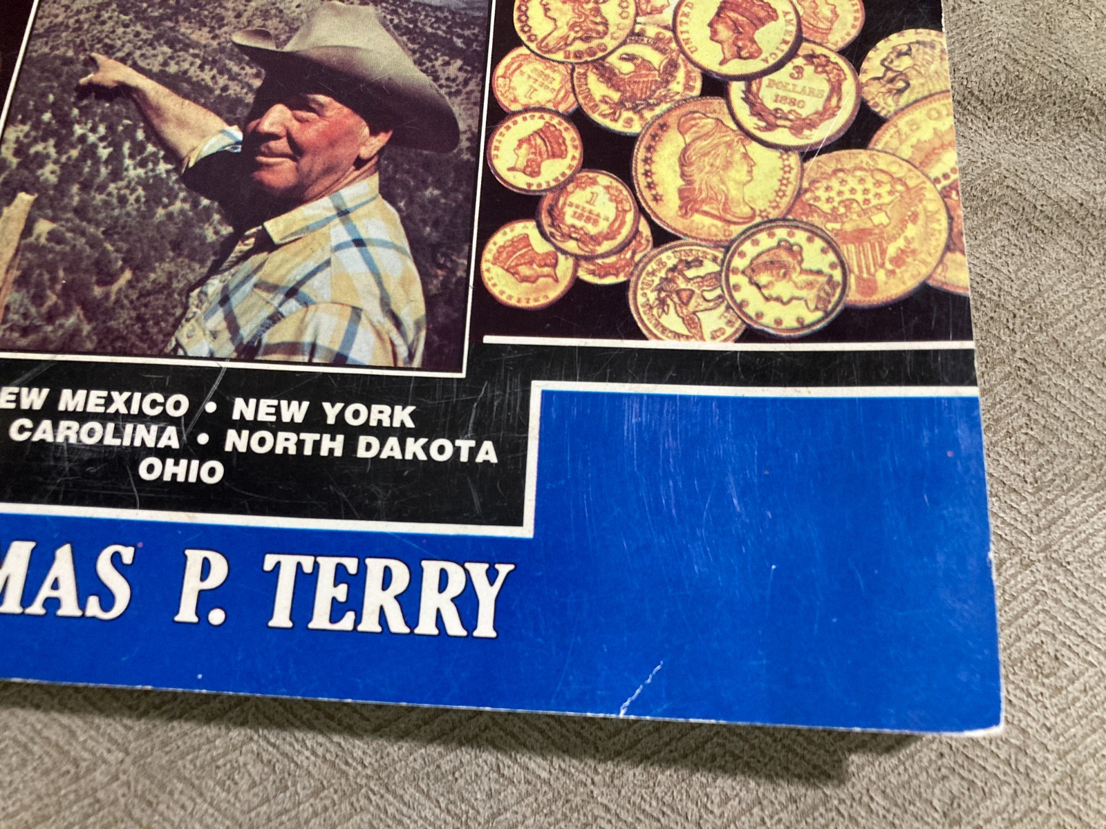 US Treasure Atlas Vol 7 NM, NY, NC, ND, OH by Thomas Terry – Worn
