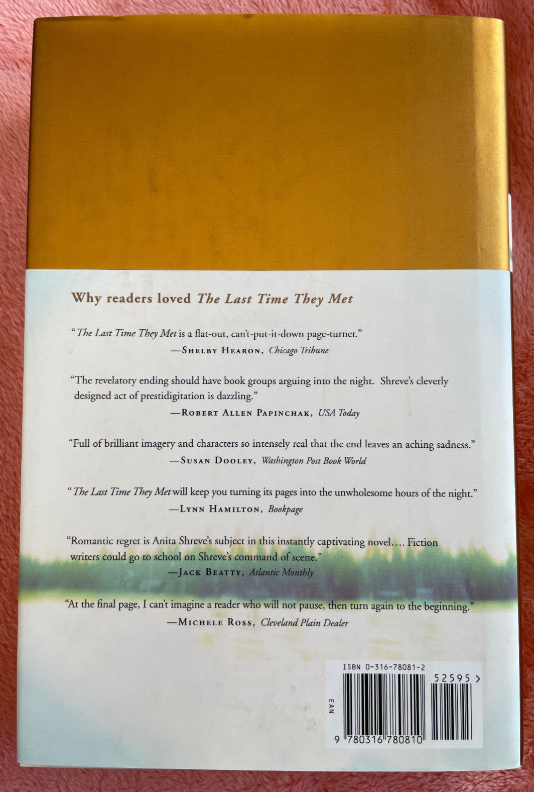 Sea Glass / Anita Shreve (Little, Brown 2002 hardcover) First Edition