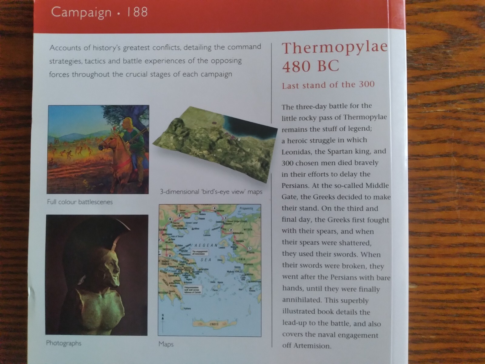 Thermopylae 480 BC: Last Stand of the 300 Spartans (Osprey Campaign Ser. 188 NEW