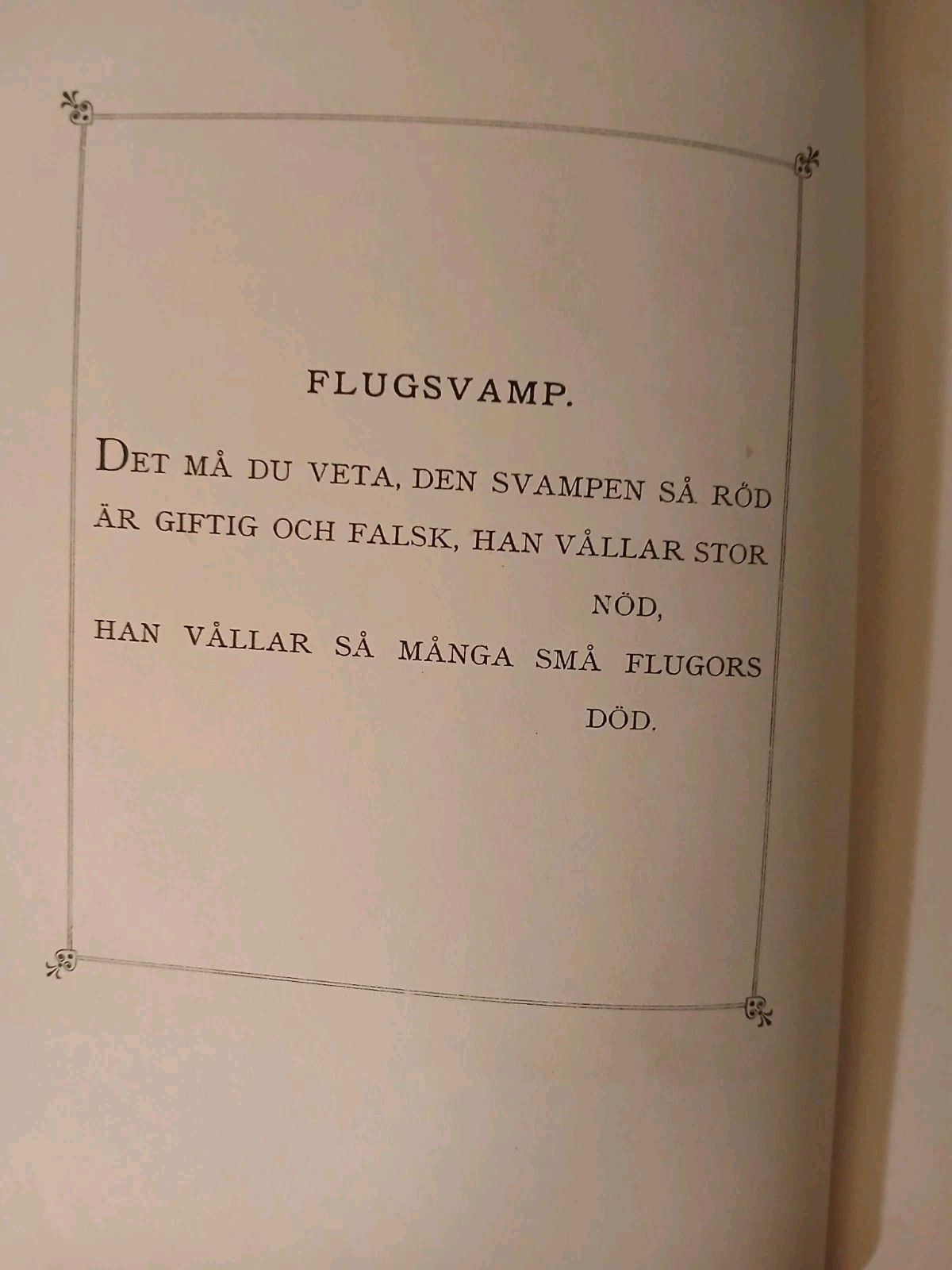 Antique Book Prinsarnes Blomsteralfabet HC 1892 Sweden Illustrated Alphabet