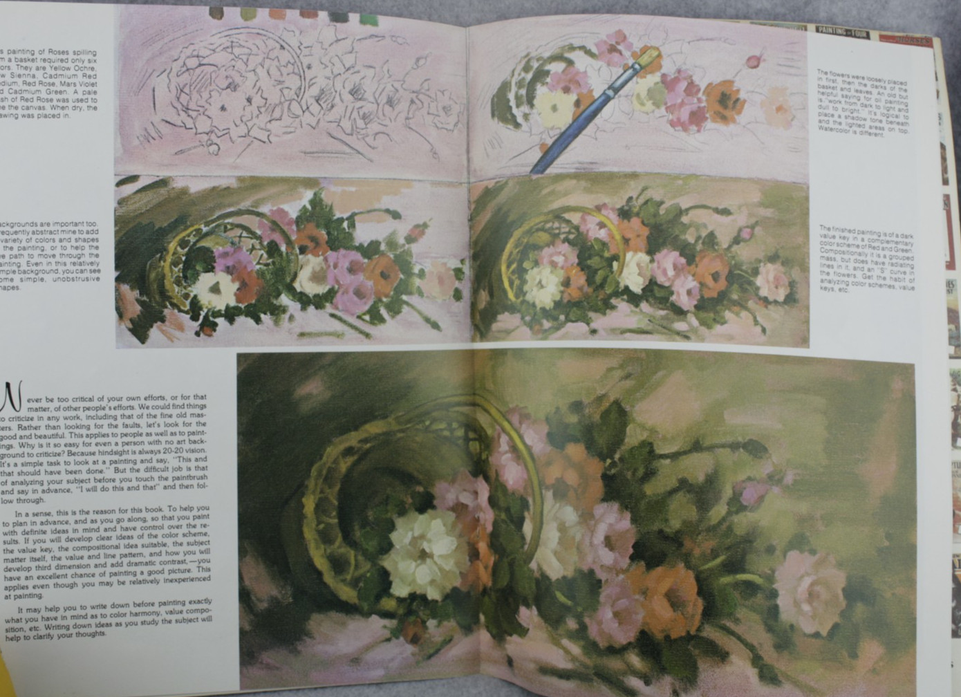 Walter Foster 163 Creative Painting Art Instruction Paperback Color Flowers