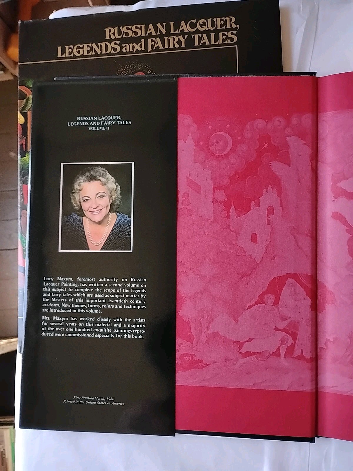 Russian Lacquer, Legends and Fairy Tales Vol 1 & 2. Lucy Maxim (406)