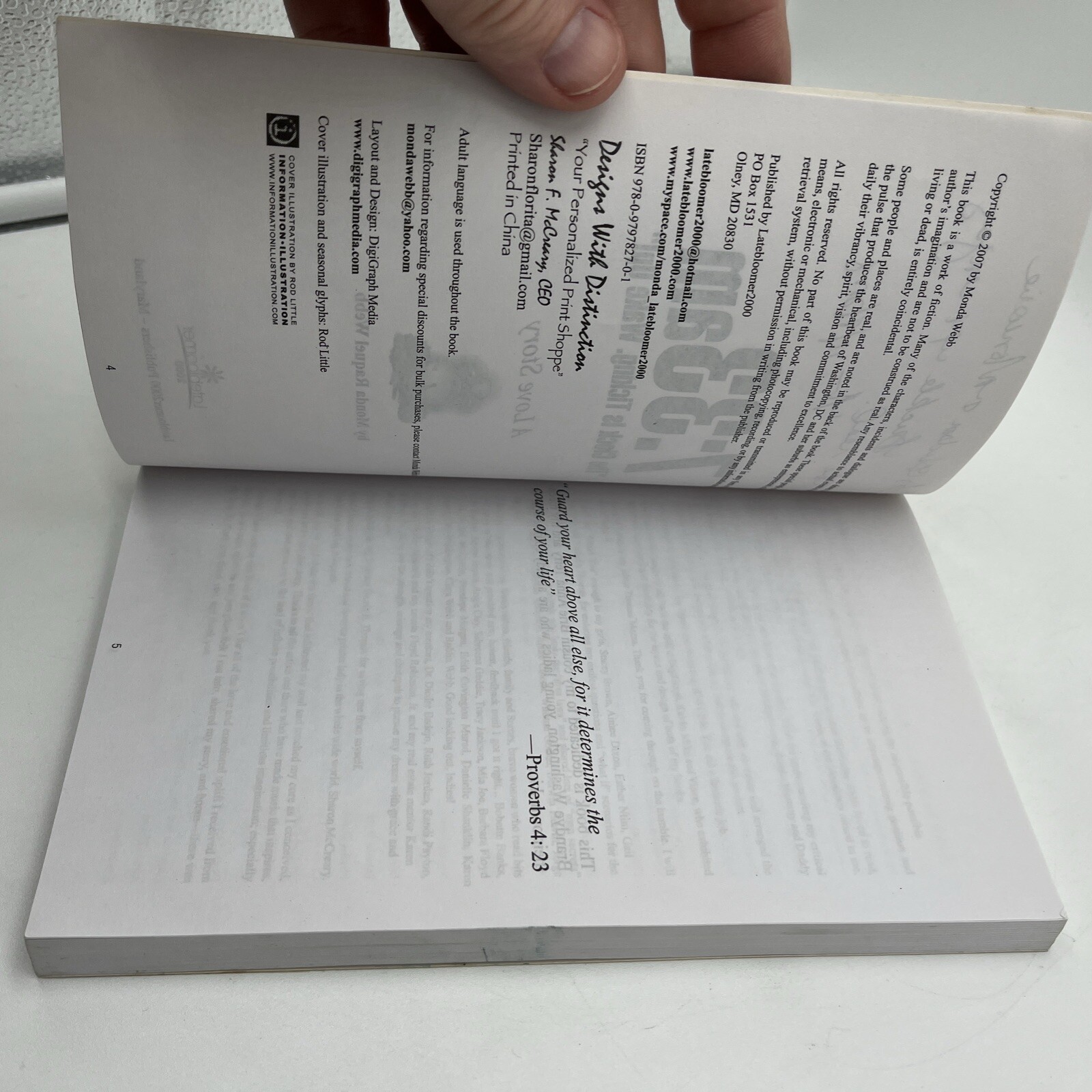 Signed Copy 7:33am : “The Clock Is Ticking. Wake Up!” by Monda Raquel Webb
