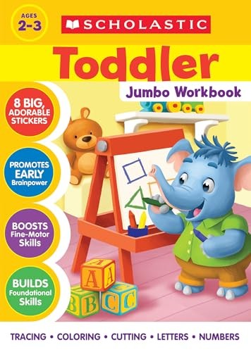 Scholastic Toddler Jumbo Workb – VERY GOOD